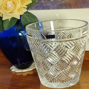 Marquise By Waterford Lead Crystal Ice Bucket.